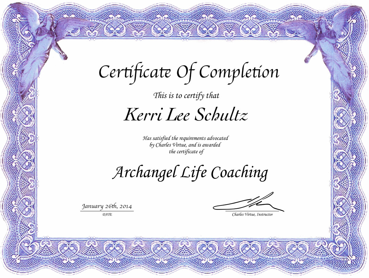 Archangel Life Coach Certificate